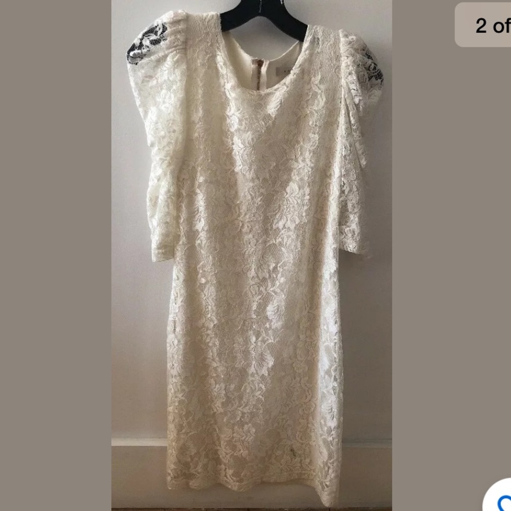 Sandro Lace Dress Sz 1 - Picture 10 of 16